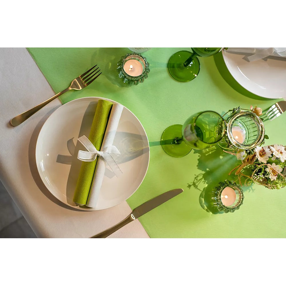 Chemin de table Gala Spring Green