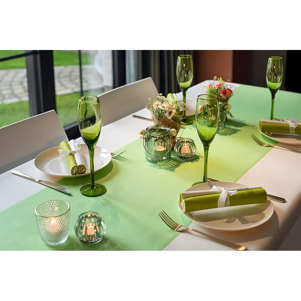 Chemin de table Gala Spring Green