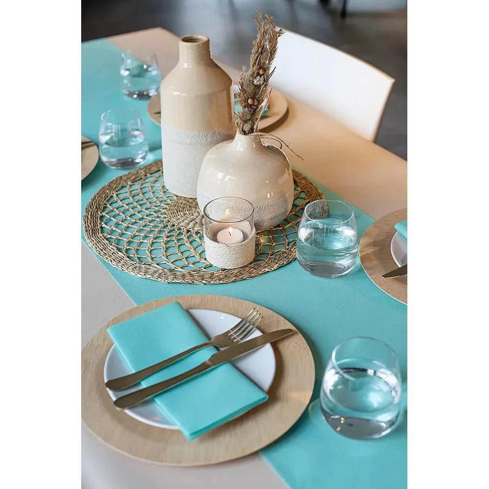 Chemin de table Gala Pacific Blue - 6 m x 40 cm