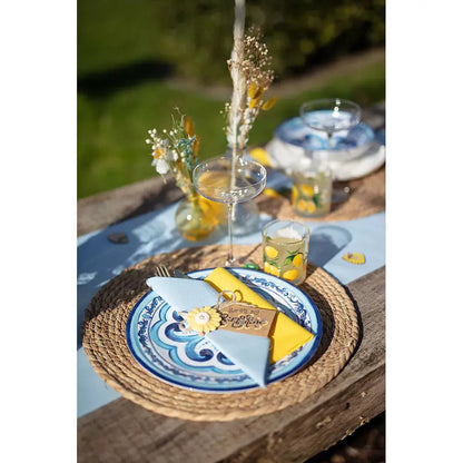 Chemin de table Gala Artic Blue - 6 m x 40 cm