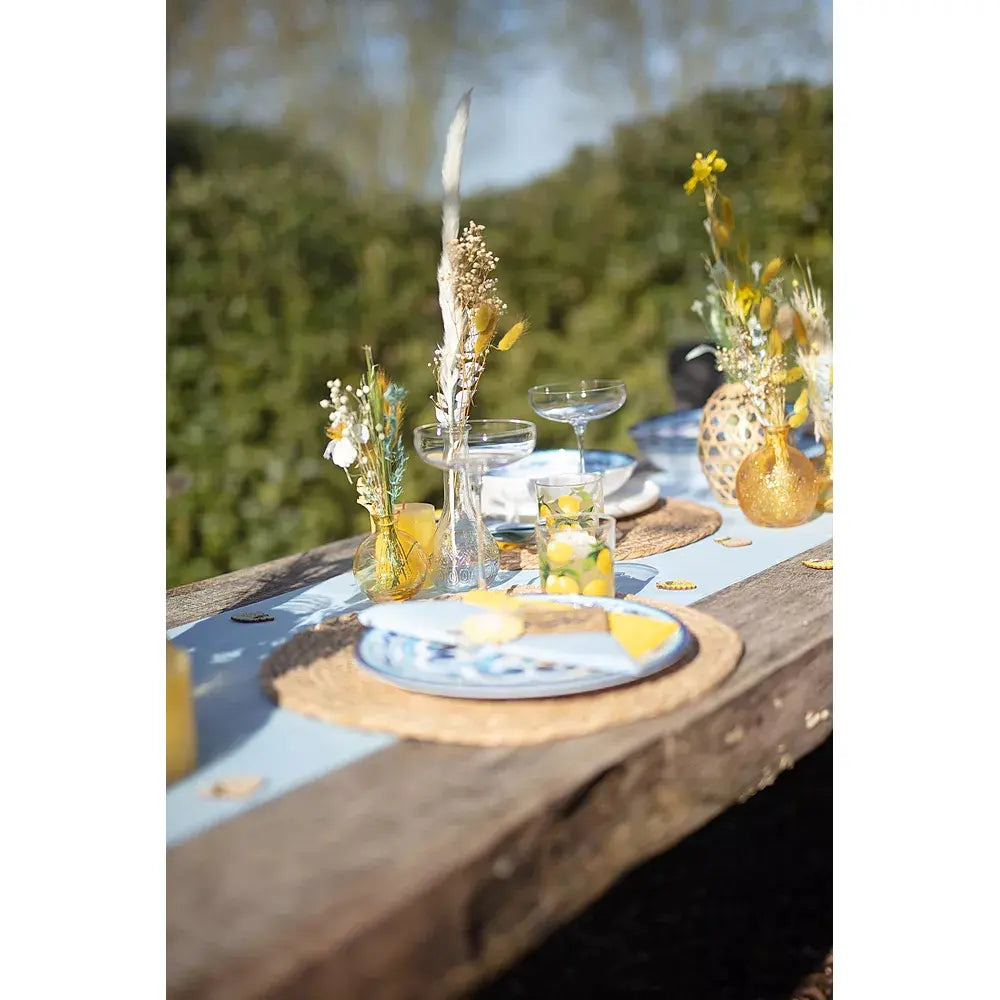 Chemin de table Gala Artic Blue - 6 m x 40 cm