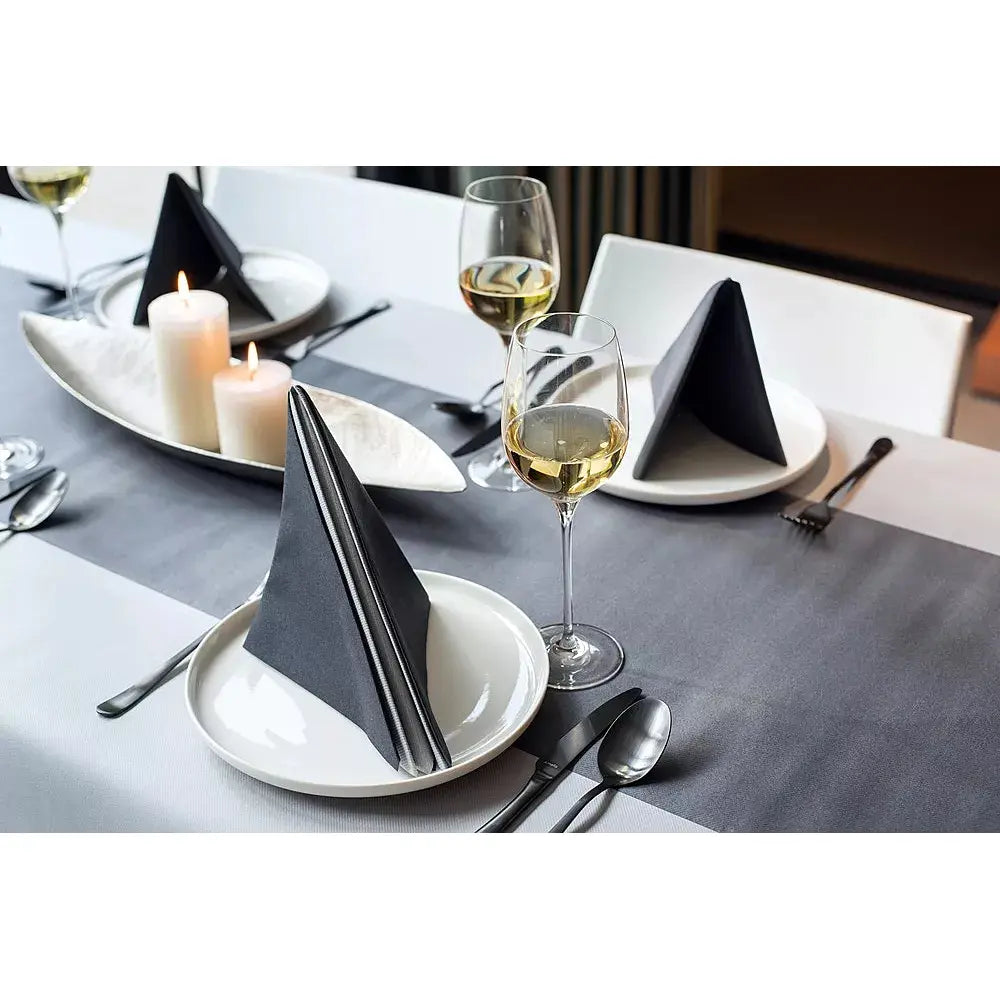 Chemin de table Gala Dark Grey - 6 m x 40 cm