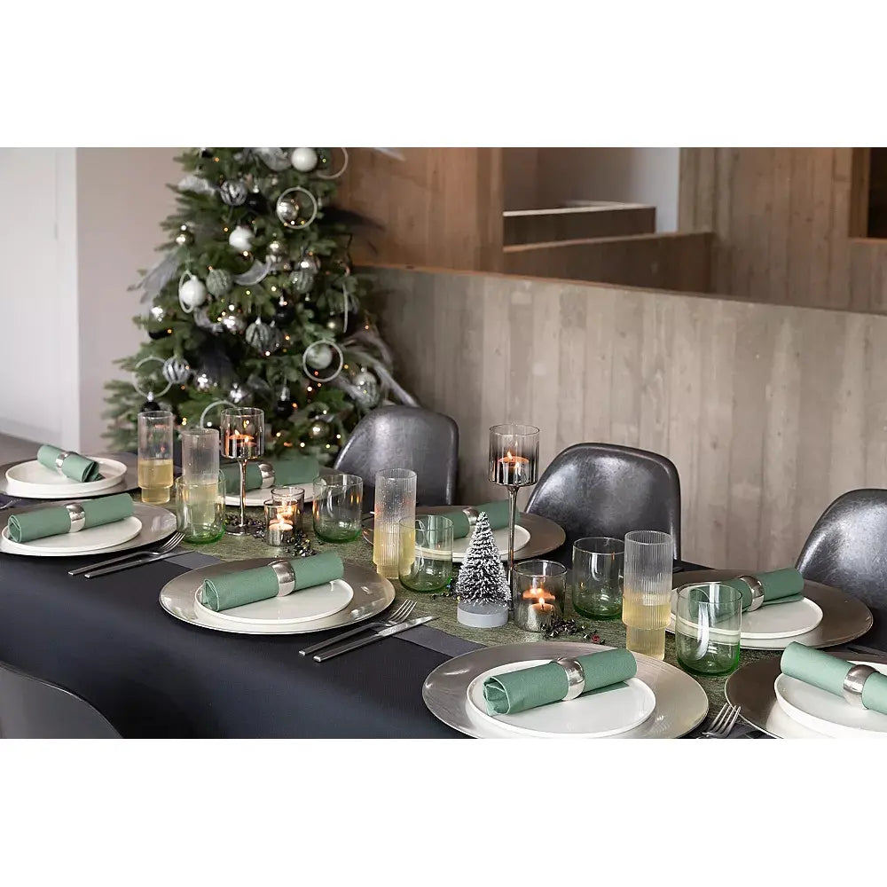 Chemin de table Gala Dark Grey - 6 m x 40 cm