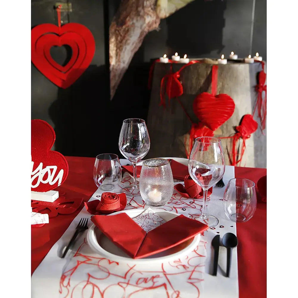 Nappe Gala Strawberry (Rouge) - 25 m x 120 cm