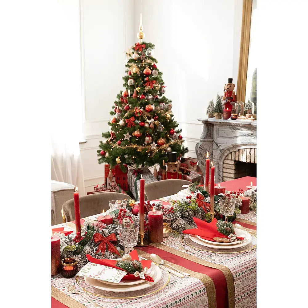 Nappe Gala Cherry Red (Bordeaux) - 25 m x 120 cm