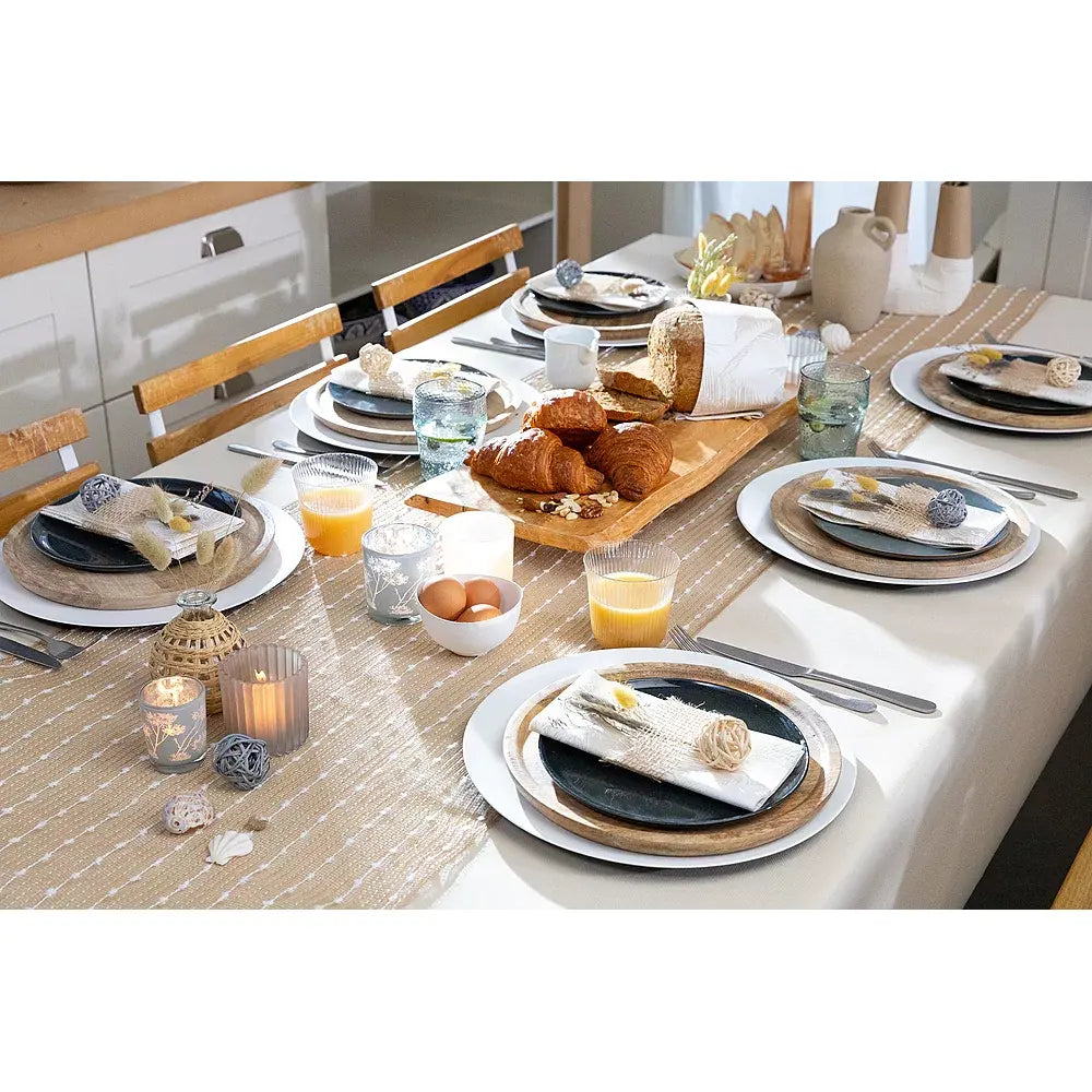 Nappe Gala Sahara Grey - 25 m x 120 cm