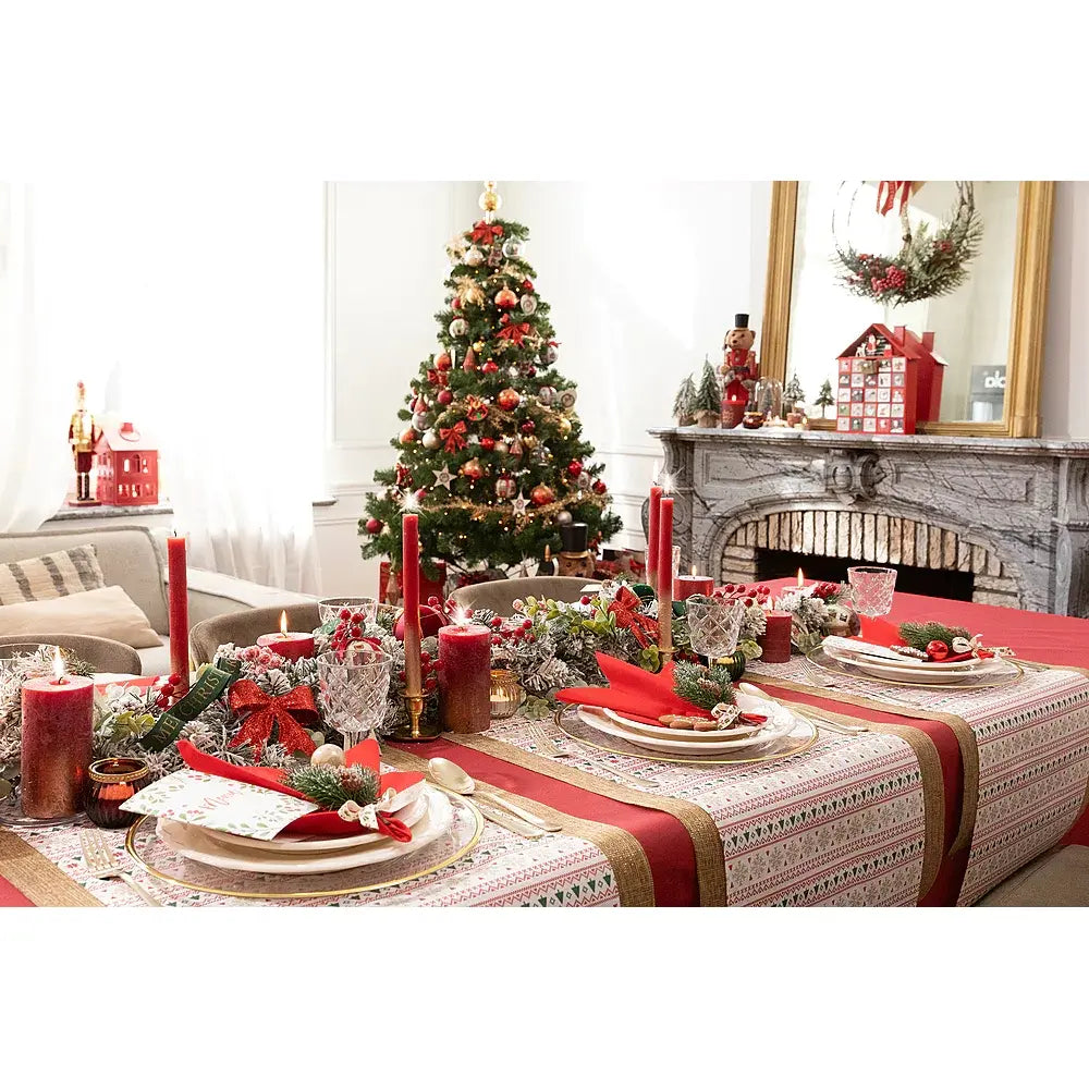 Nappe Gala Cherry Red (Bordeaux) - 6 m x 120 cm