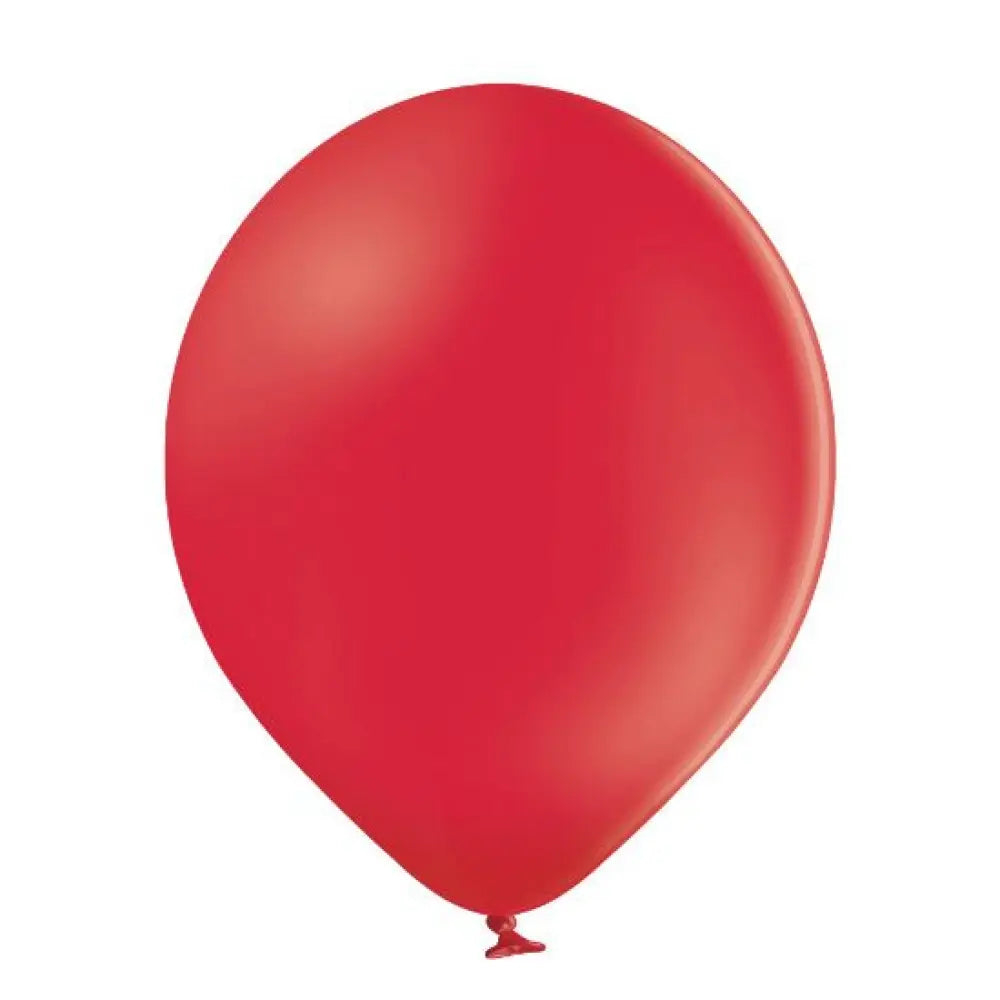 25 Ballons Pastel 12cm - Rouge