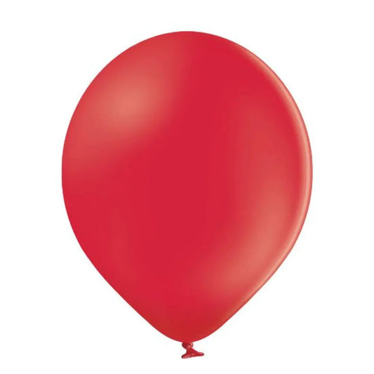 25 Ballons Pastel 12cm - Rouge