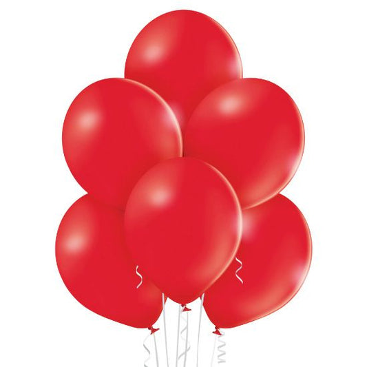 8 Ballons Premium 30cm - Rouge Pastel