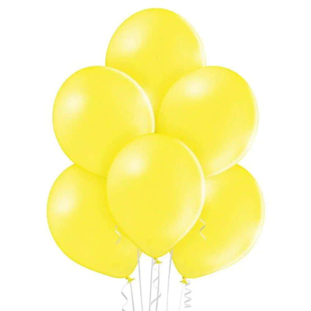 8 Ballons 30cm - Yellow