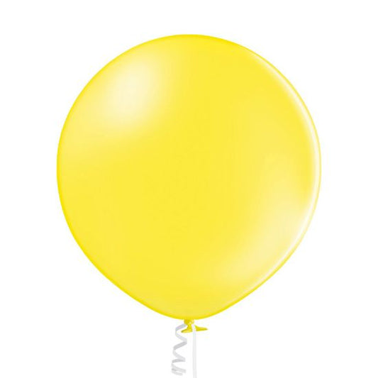 1 Jumbo Ballon 60cm - Yellow Pastel