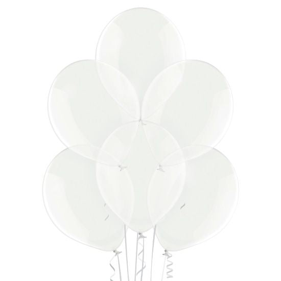 8 Ballons Premium 30cm - Clear Transparent