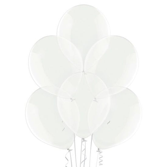 8 Ballons Premium 30cm - Clear Transparent