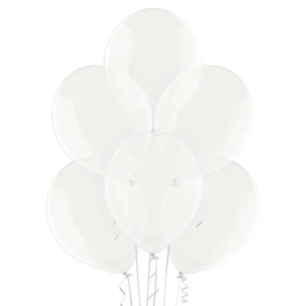 8 Ballons Premium 30cm - Clear Transparent