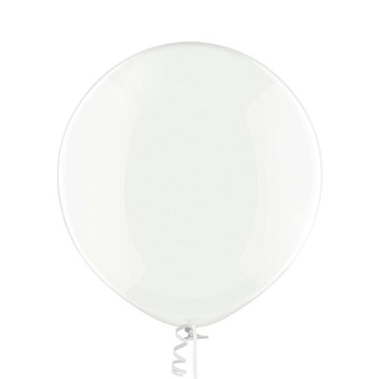 1 Jumbo Ballon 60cm - Clear Transparent