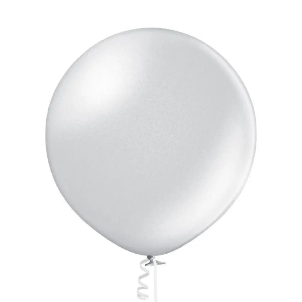 1 Jumbo Ballon 60cm - Silver