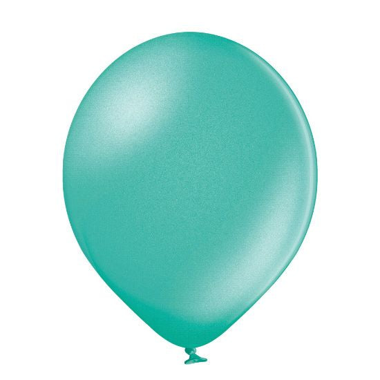 25 Ballons 12cm - Green Metallic