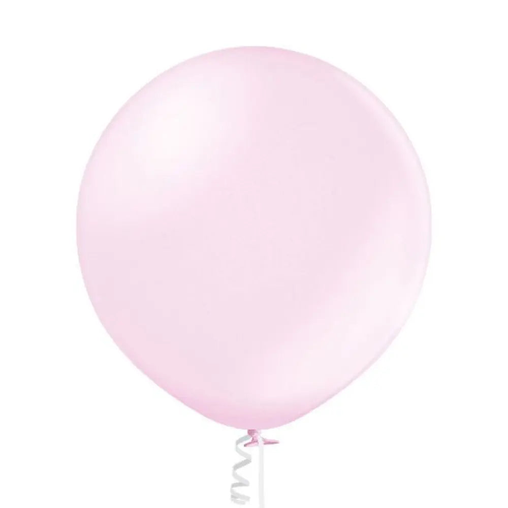 1 Jumbo Ballon 60cm - Pink Metal