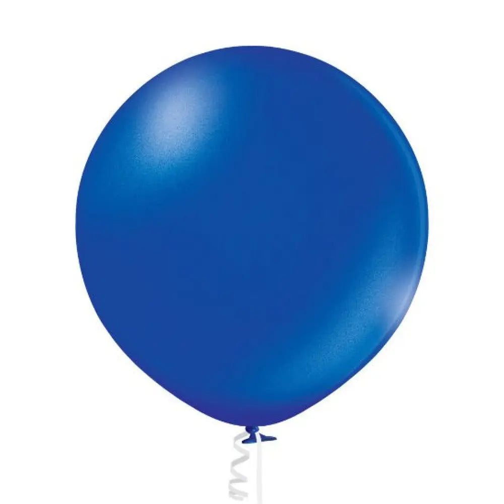 1 Jumbo Ballon 60cm - Royal Blue Metallic