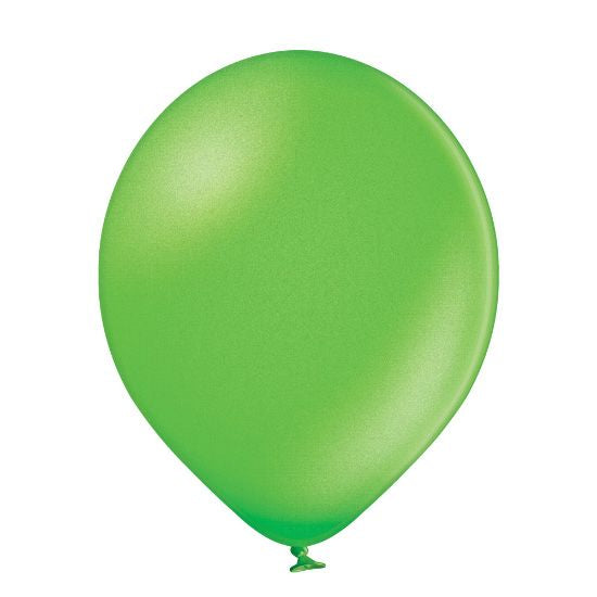 25 Ballons 12cm - Lime Green Metallic