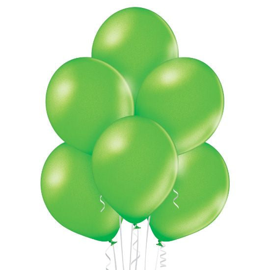 25 Ballons 30cm - Lime Green Metallic