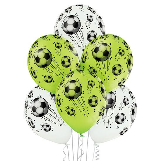 6 Ballons 30cm - Football