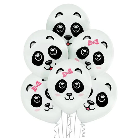 6 Ballons 30cm - Panda