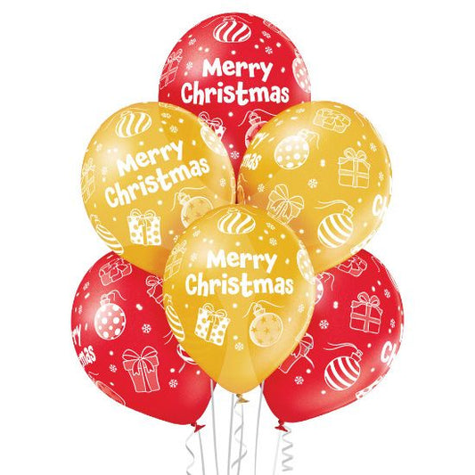 50 Ballons 30cm - Merry Christmas