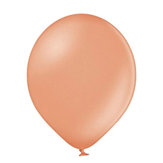 25 Ballons Métallisés 12cm - Rose Gold