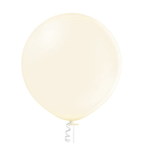 1 Jumbo Ballon 60cm - Ivory Metallic