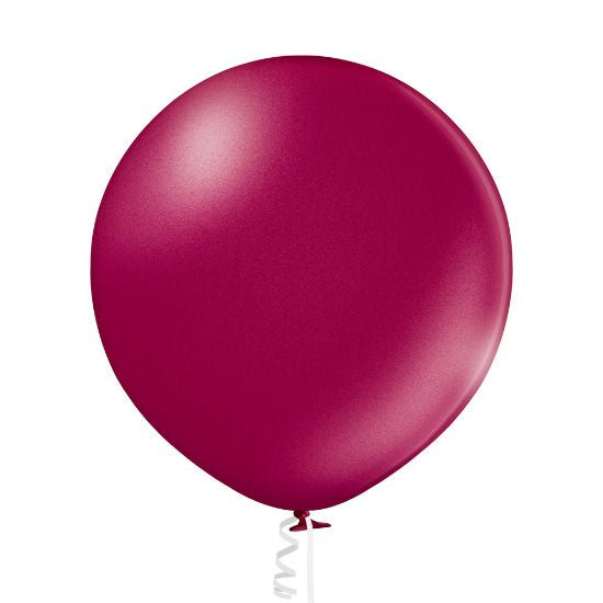 1 Jumbo Ballon 60cm - Plum Metallic