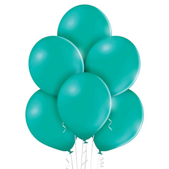 8 Ballons Premium 30cm - Turquoise Pastel