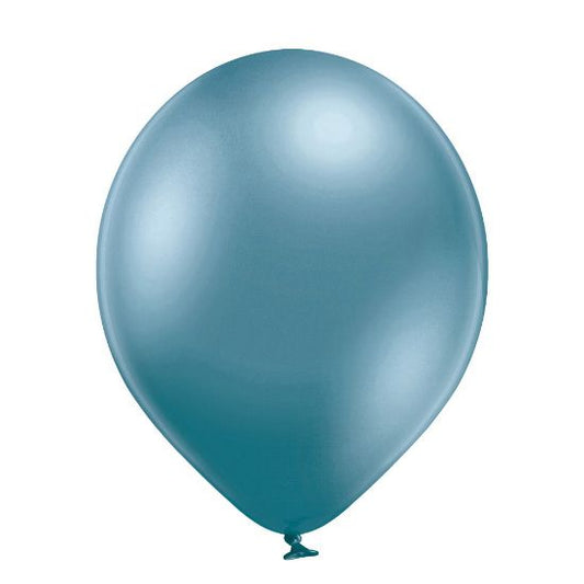 25 Ballons 12cm - Blue Glossy