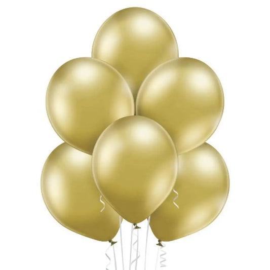 8 Ballons Premium 30cm - Gold Glossy