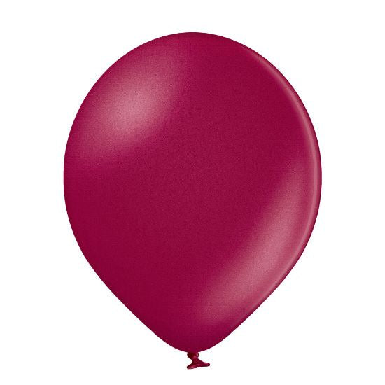 25 Ballons 12cm - Plum Metallic