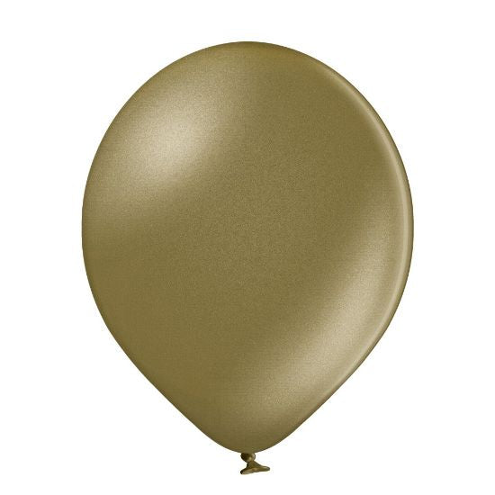 25 Ballons 12cm - Almond Metallic