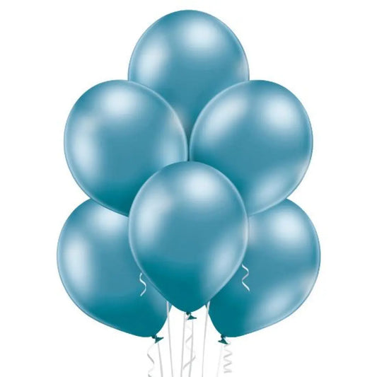 8 Ballons 30cm - Glossy Blue