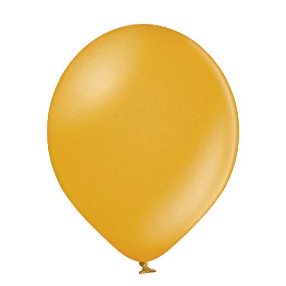 25 Ballons Métallisés 12cm - Gold