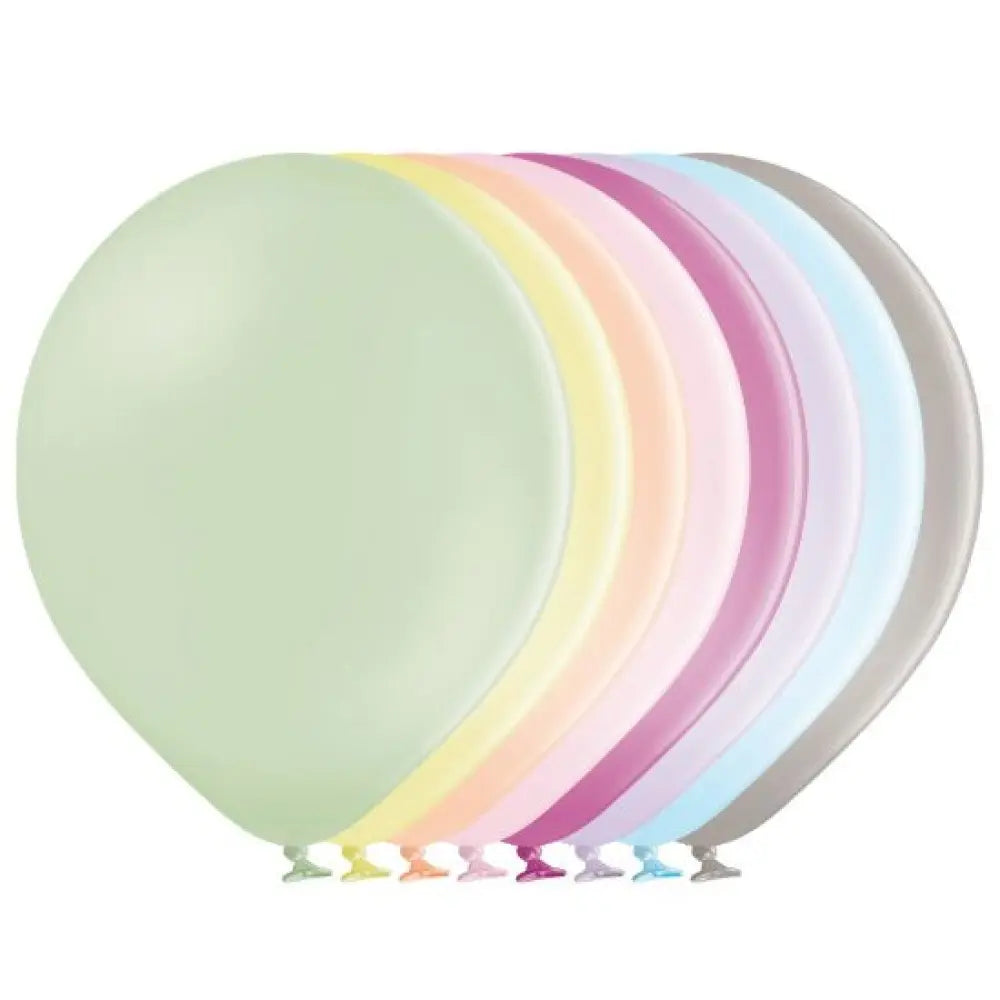 50 Ballons 27cm - Assortiment Macaron Pastel