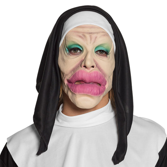 Pc. Masque visage latex Holy lips