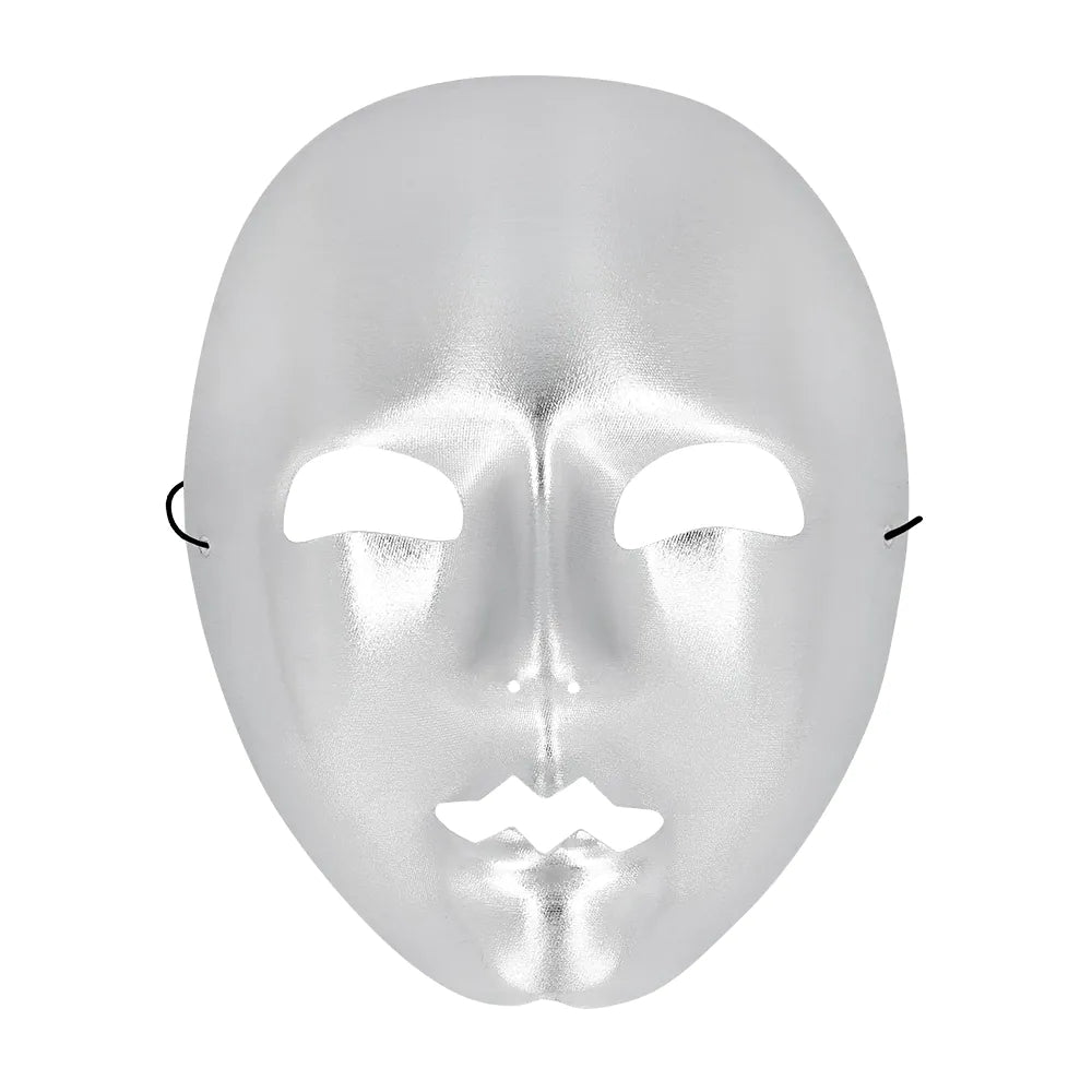 Pc. Masque visage Mime argent