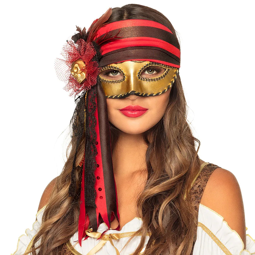 Demi-masque Venice donna pirata