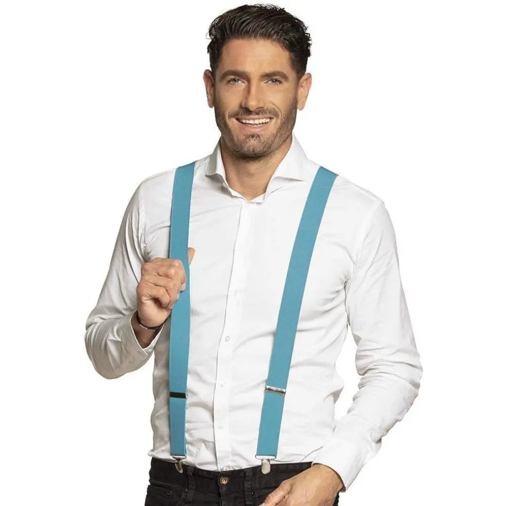 Paire de Bretelles Bleu Clair