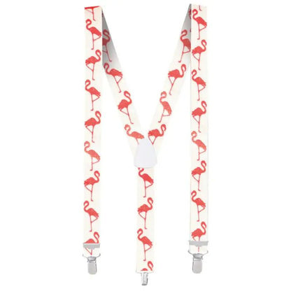 Paire de Bretelles - Flamant