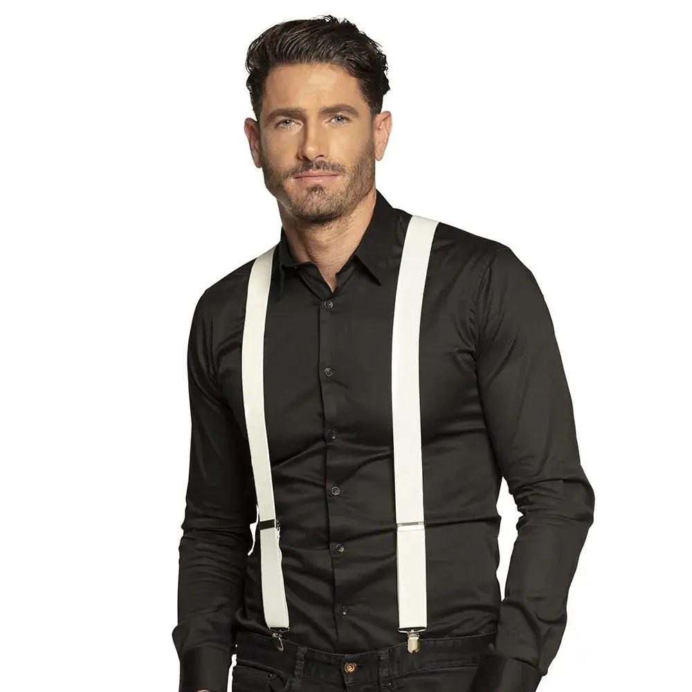 Paire de Bretelles Blanc