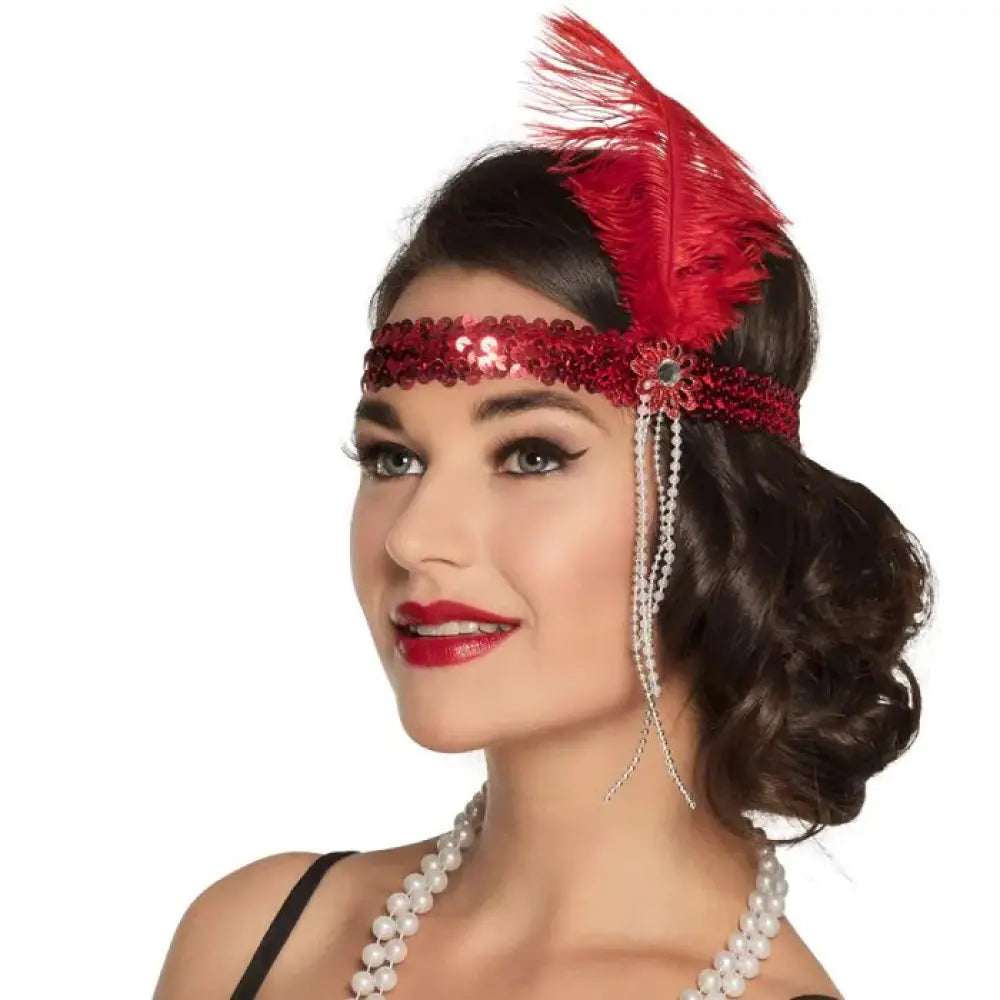 Bandeau Flapper Rouge