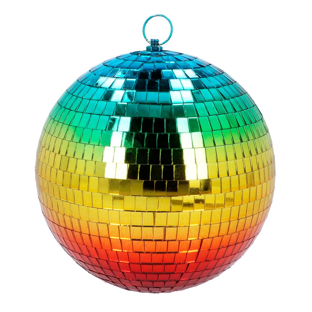 Pc. Boule disco arc-en-ciel (Ø 20 cm)