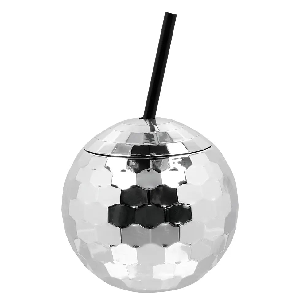 Gobelet Boule Disco Argent 650ml