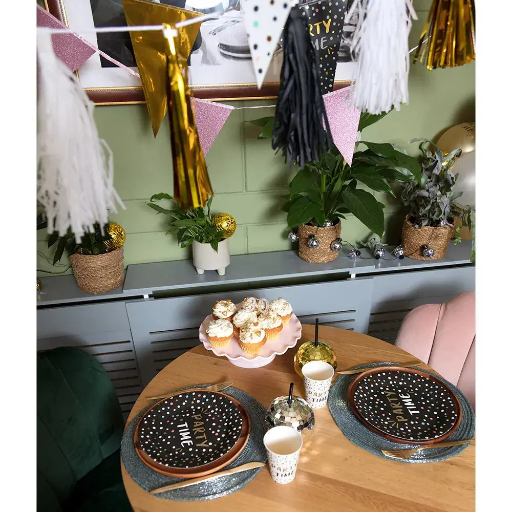 Gobelet Boule Disco Or 650ml